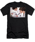 Two Boys Doing Homework Anna Omelchenko T-Shirt