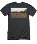 Two Cheetah Brothers Being Chased Away By Herd of Blue Kristel Richard Natureplcom T-Shirt