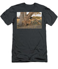 Two Cheetah Brothers Marking Tree Trunk Linyanti Chobe Kristel Richard Natureplcom T-Shirt