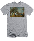 Two Court Ladies Out Shooting with Their Retinue Charlesjoseph Flipart French T-Shirt