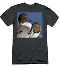 Two Northern Pintail Drakes Head Portrait Nick Upton Natureplcom T-Shirt