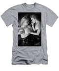 Two Women Lying Together Under Black Silk Sheets Jt Photodesign T-Shirt