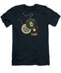 U S Army Sergeant Major S G M Rank Insignia with Army Seal and Logo Over Blue Velvet Serge Averbukh T-Shirt