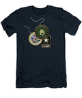U S Army Staff Sergeant S S G Rank Insignia with Army Seal and Logo Over Blue Velvet Serge Averbukh T-Shirt