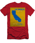 Ucla University of California Los Angeles Bruins College Town State Map Poster Series No 026 Design Turnpike T-Shirt