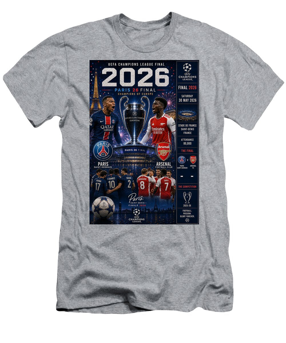 Uefa Champions League Final 2026 Kevin Walker and Pixel Reverie T-Shirt