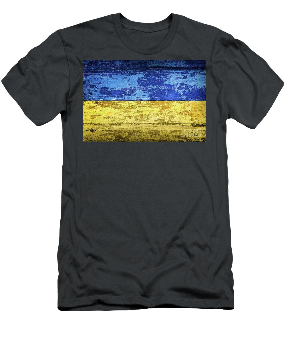 Ukraine Flag Delphimages Photo Creations T-Shirt