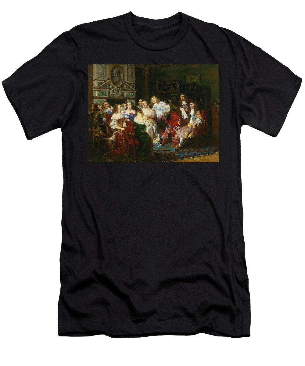 Une Lecture Chez Madame De Sevigne Joseph Nicolas Robert Fleury T-Shirt