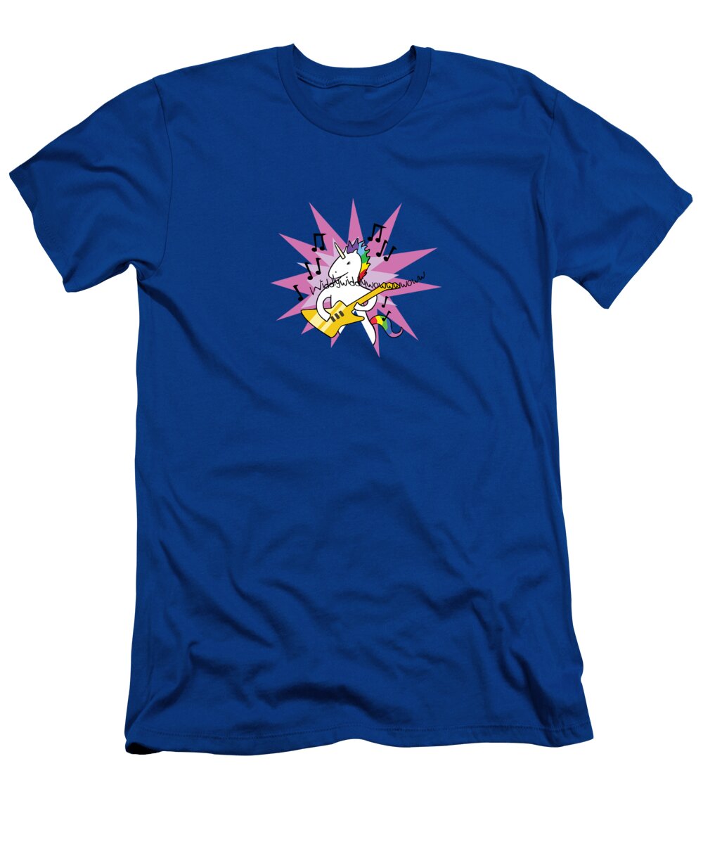 Unicorn Playing Guitar Jez Kemp T-Shirt