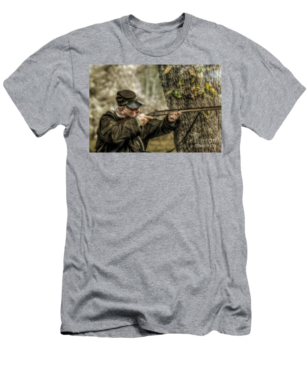 Union Sharpshooter Civil War Randy Steele T-Shirt