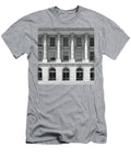 University of California Berkeley Historic Ide Wheeler Hall Dsc4063 Square Bw Wingsdomain Art and Photography T-Shirt