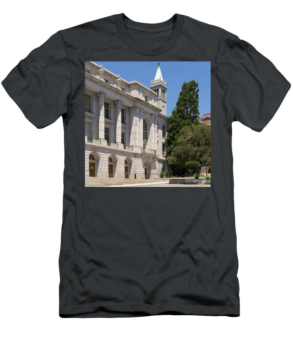 University of California Berkeley Historic Ide Wheeler Hall South Hall and the Campanile Dsc4066 Sq Wingsdomain Art and Photography T-Shirt