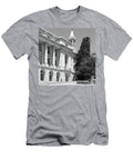 University of California Berkeley Ide Wheeler Hall South Hall and the Campanile Dsc4066 Sq Bw Wingsdomain Art and Photography T-Shirt