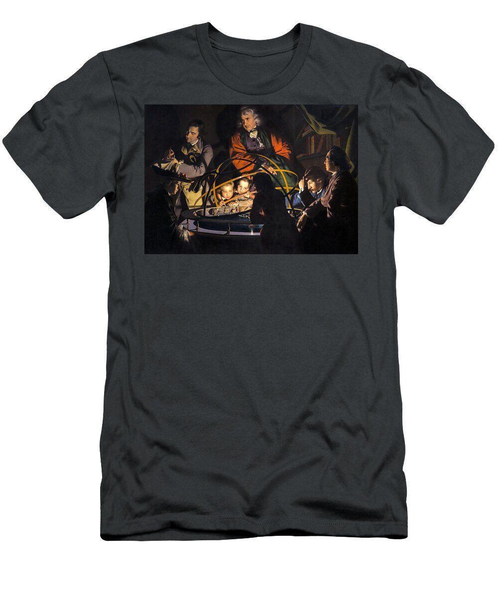 Untitled Known As a Philosopher Giving That Lecture on the Orrery in Which a Lamp Is Put in Place Josephwrightofderby T-Shirt