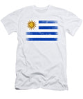 Uruguay Flag Psychoshadow Art T-Shirt