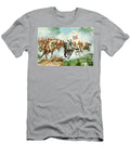 US Rough Riders Stampeding a Spanish Outpost in Cuba During the Spanish American War American School T-Shirt