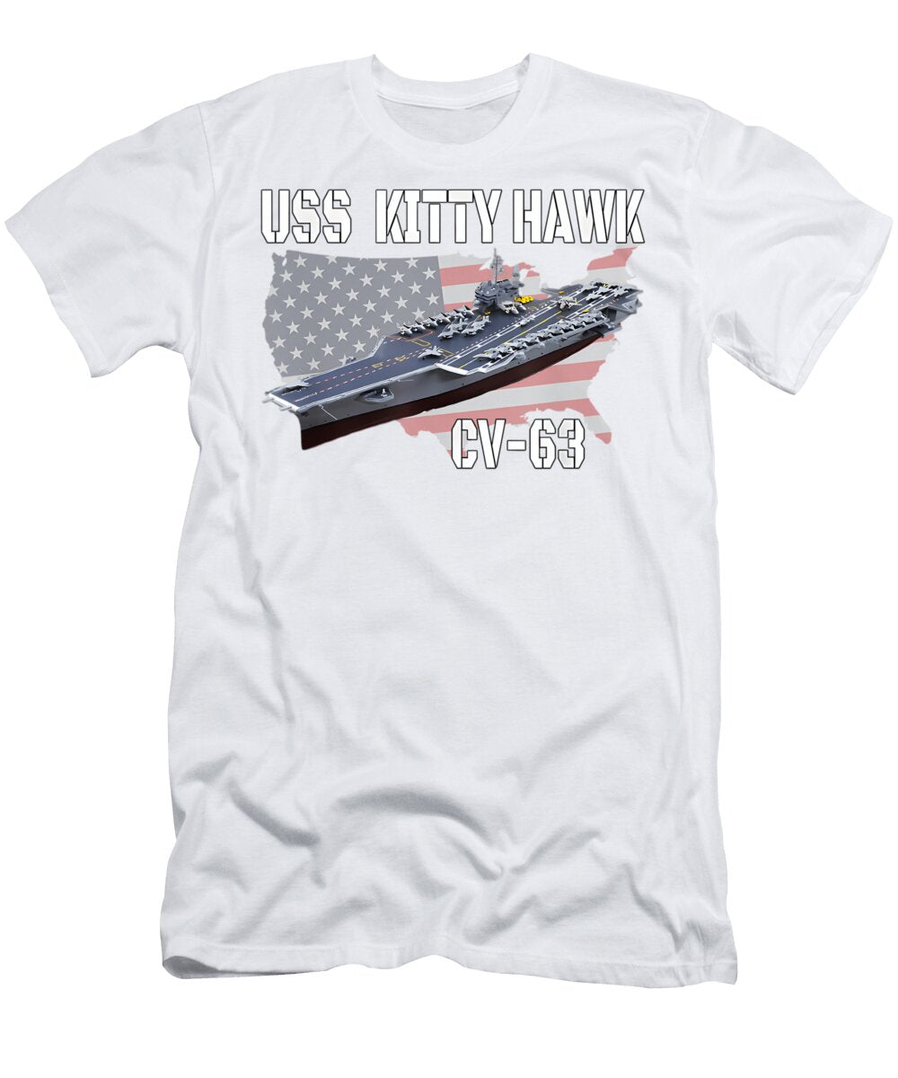 Uss Kitty Hawk Cv 63 Aircraft Carrier Veterans Day Quang Vu T-Shirt