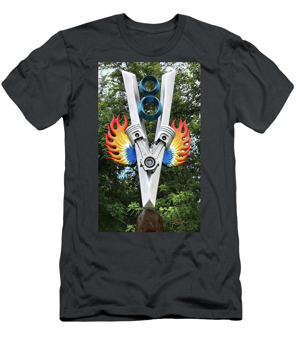 V8 Tree Carving Doug Kreuger T-Shirt
