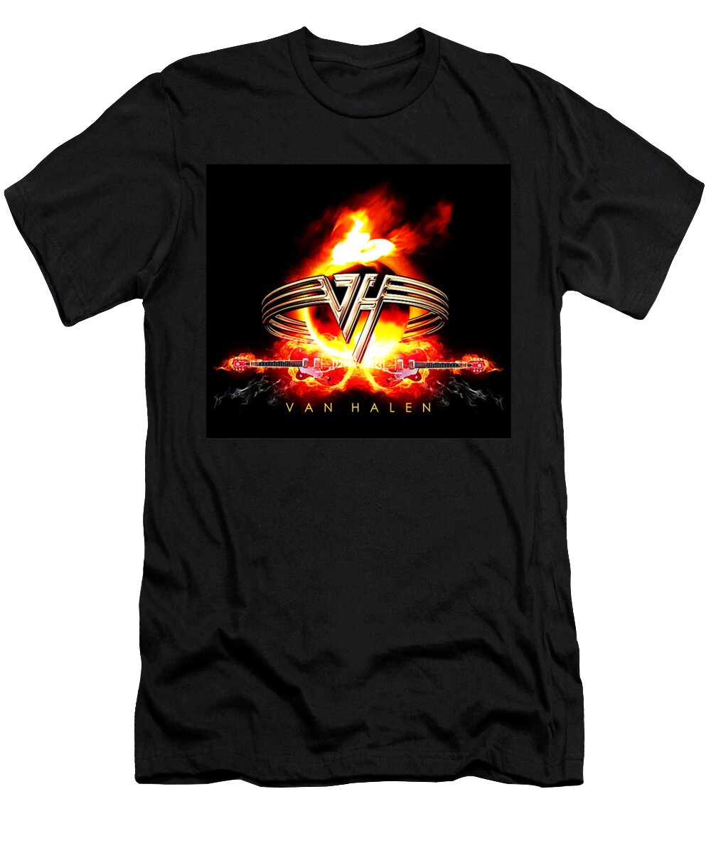 Van Halen American Rock Band Kenneth Cescoti T-Shirt