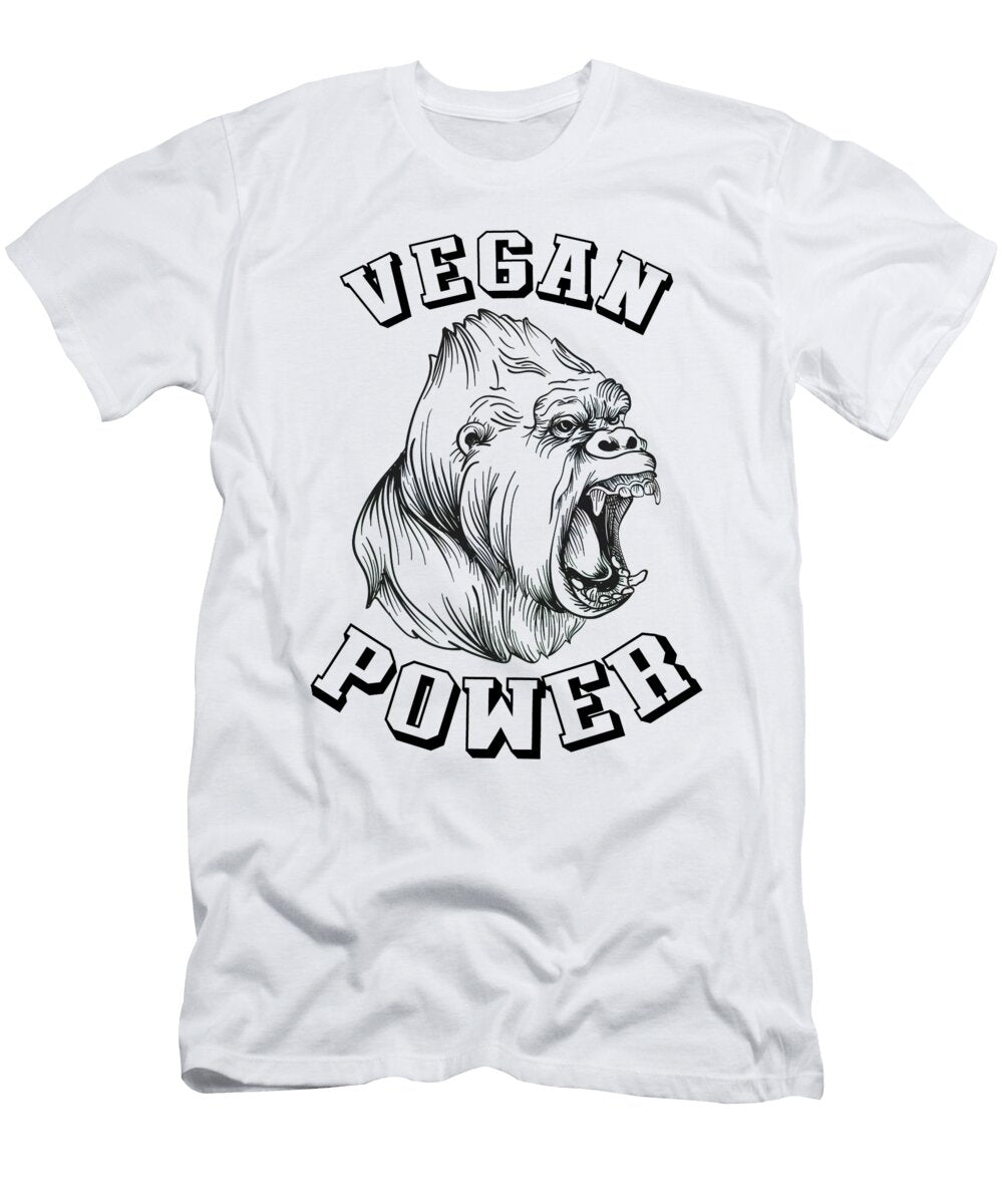 Vegan Bodybuilding Gorilla Silverback Benjamin Burkert T-Shirt