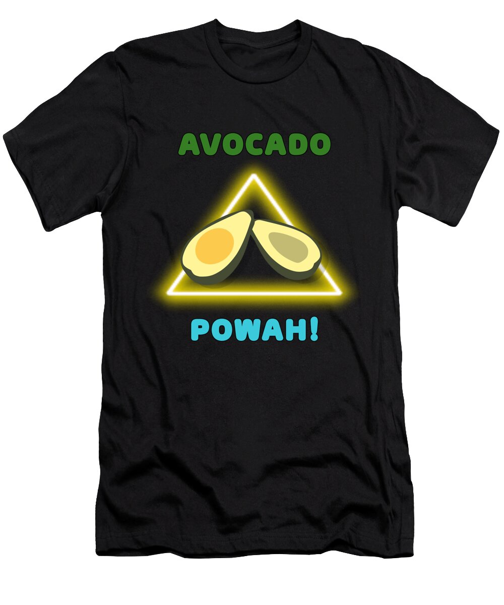 Vegan Design Avocado Powah Funny Gift Matthias Damm T-Shirt