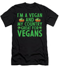 Vegan Design Im a Vegan and My Country Matthias Damm T-Shirt