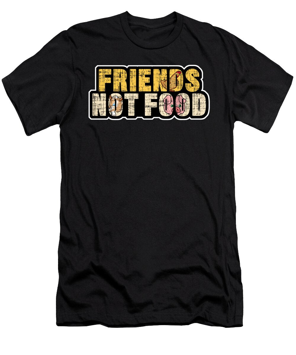 Vegan Fruits Veganism Healthy Food Foodie Animal Lovers Friends Not Food Vegetarian Gifts Thomas Larch T-Shirt