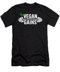 Vegan Gains Fitness Logo Joanna Redesiuk T-Shirt