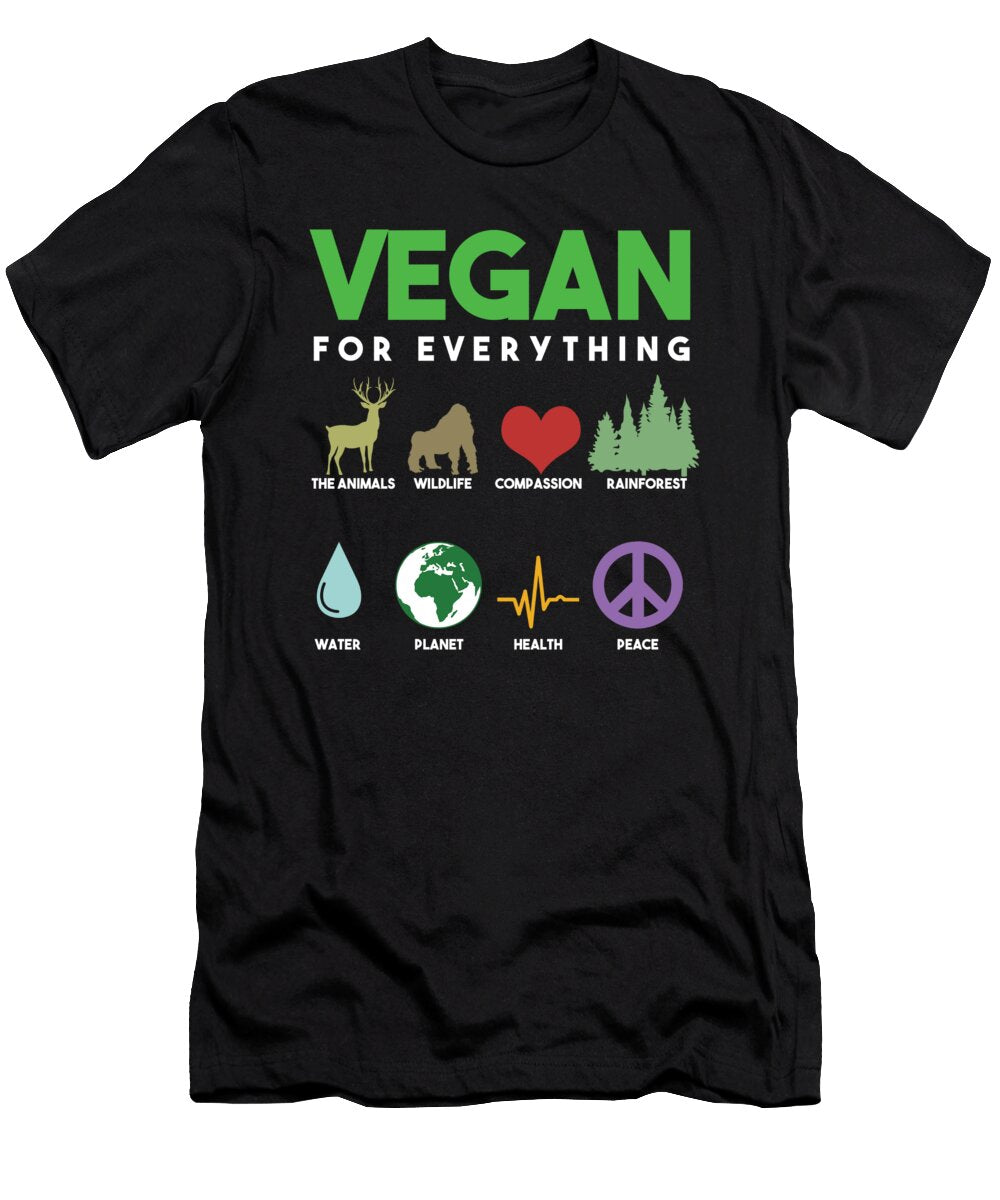 Veganism Vegetarian Foodie Veggies Gifts Vegan for Everything Thomas Larch T-Shirt