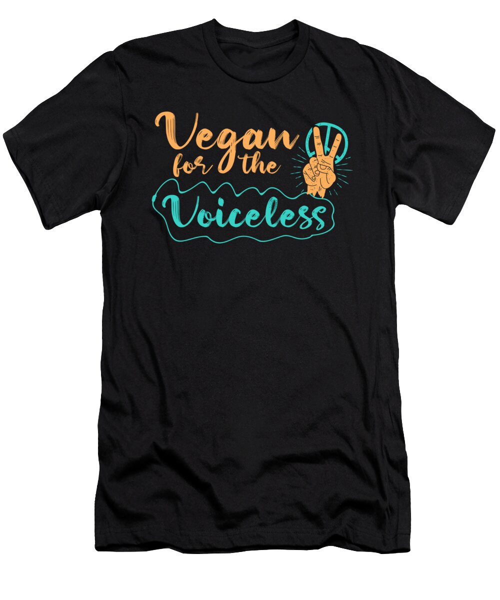 Vegetarian Animal Rights Animal Lover Vegan for the Voiceless Thomas Larch T-Shirt