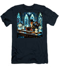 Victorian Scholar Under Enchanted Light Barbara Zahno T-Shirt
