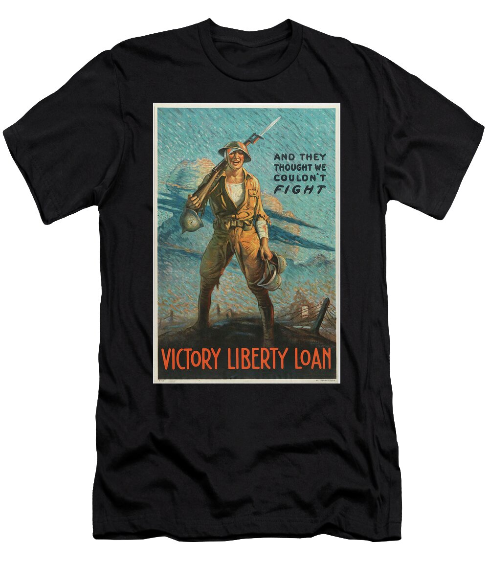Victory Liberty Loan Soldier Poster War Mounir Khalfouf T-Shirt
