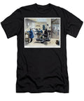 View of a Printing Workshop the Typographer and the Character Maker 19th Century Litho French School T-Shirt