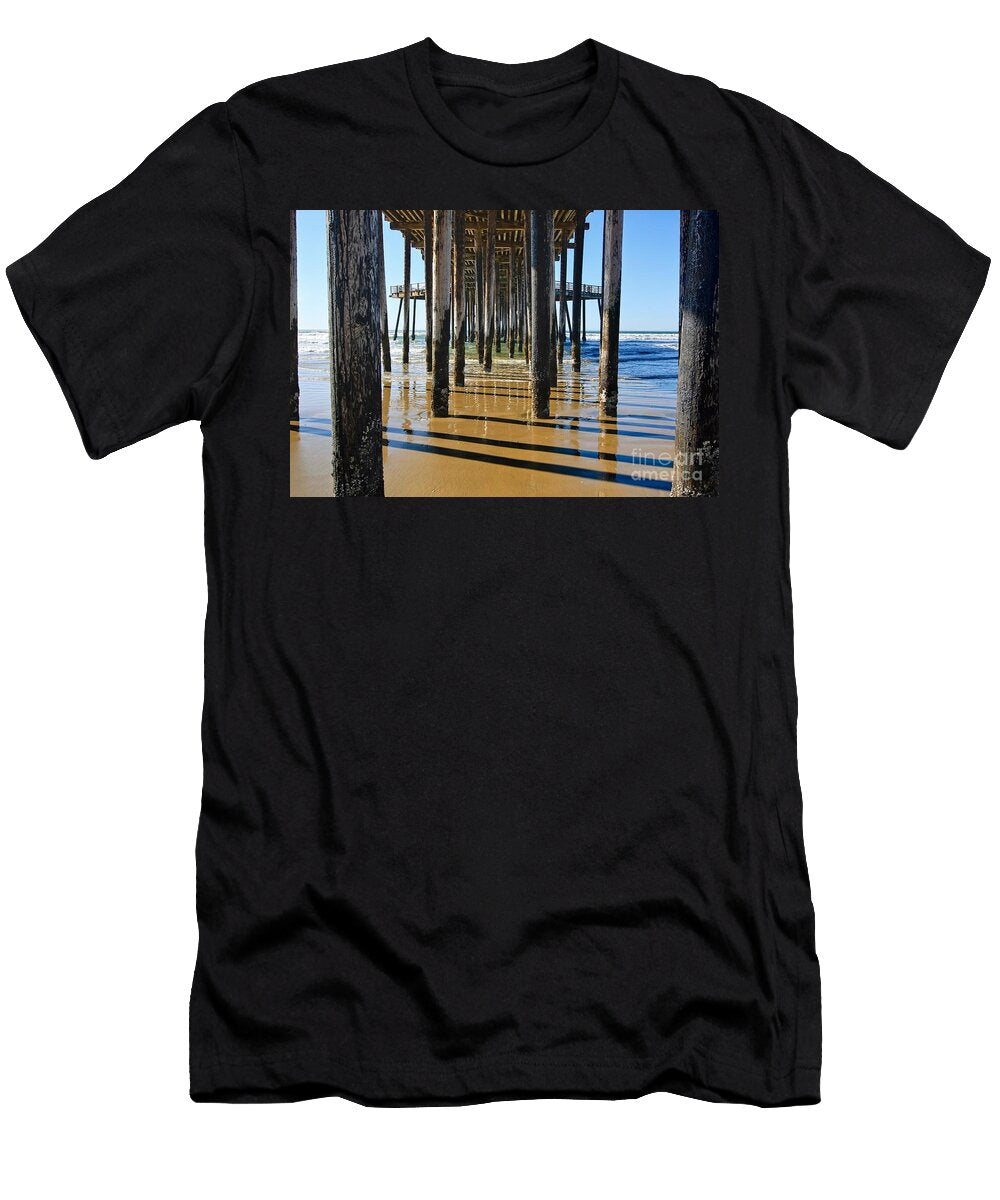 View of Pier From Underneath At Pismo Beach Jamie Pham T-Shirt