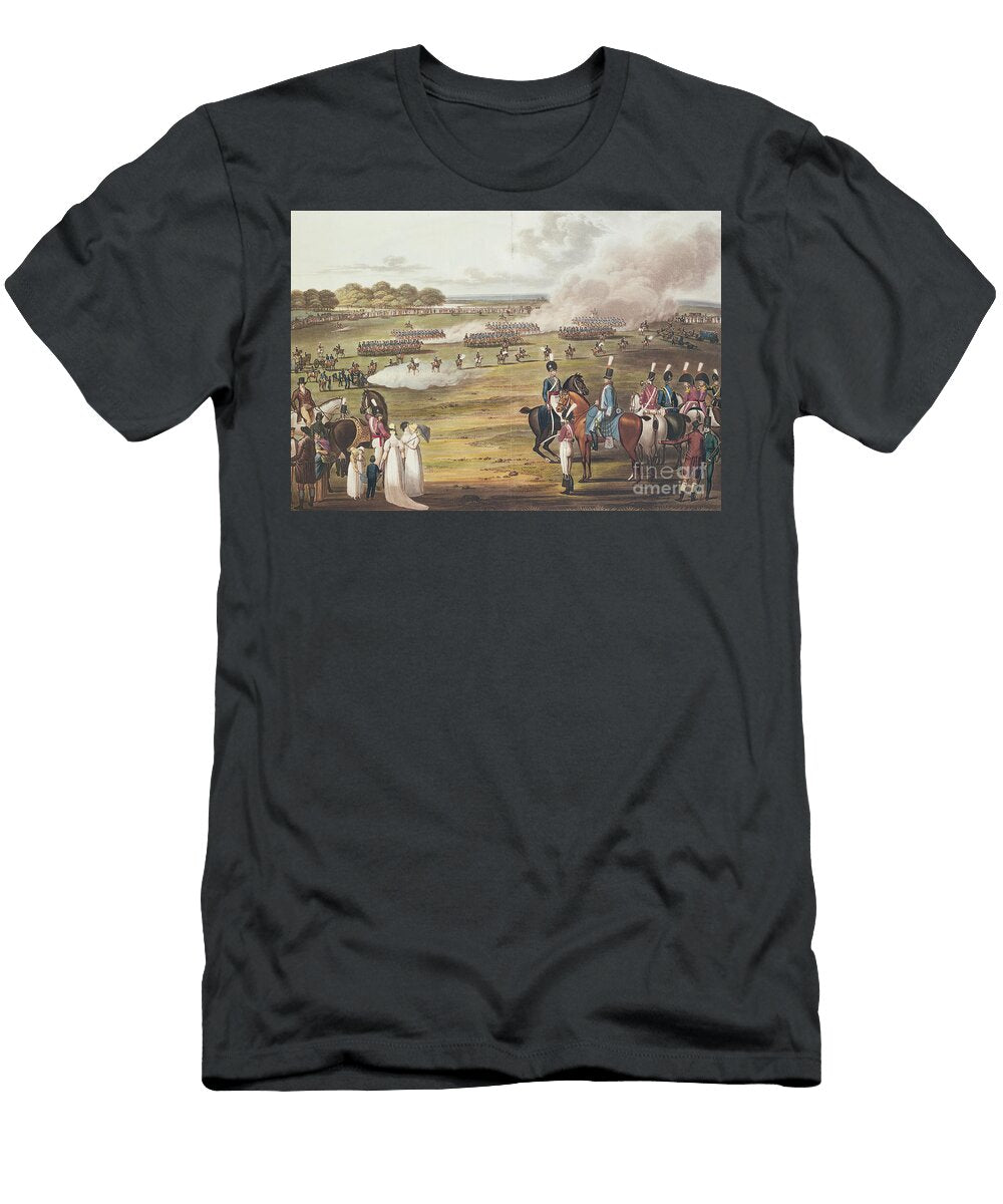 View of the London Volunteer Cavalry and Flying Artillery 1805 Charles Cranmer T-Shirt