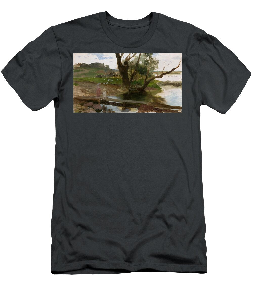 View of the Swislocz River Henryk Siemiradzki Polish T-Shirt