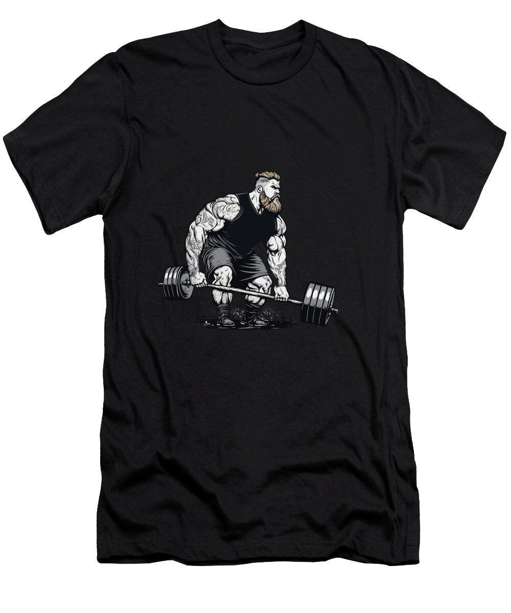 Viking Sport Fan Bodybuilding Fitness Viking Benjamin Burkert T-Shirt