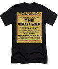 Vintage Beatles Concert Poster Kevin Walker and Pixel Reverie T-Shirt