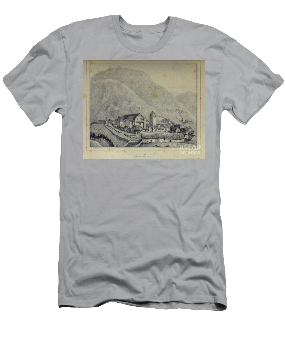 Vintage Bolivian Landscape 1835 U1 Historic Illustrations T-Shirt