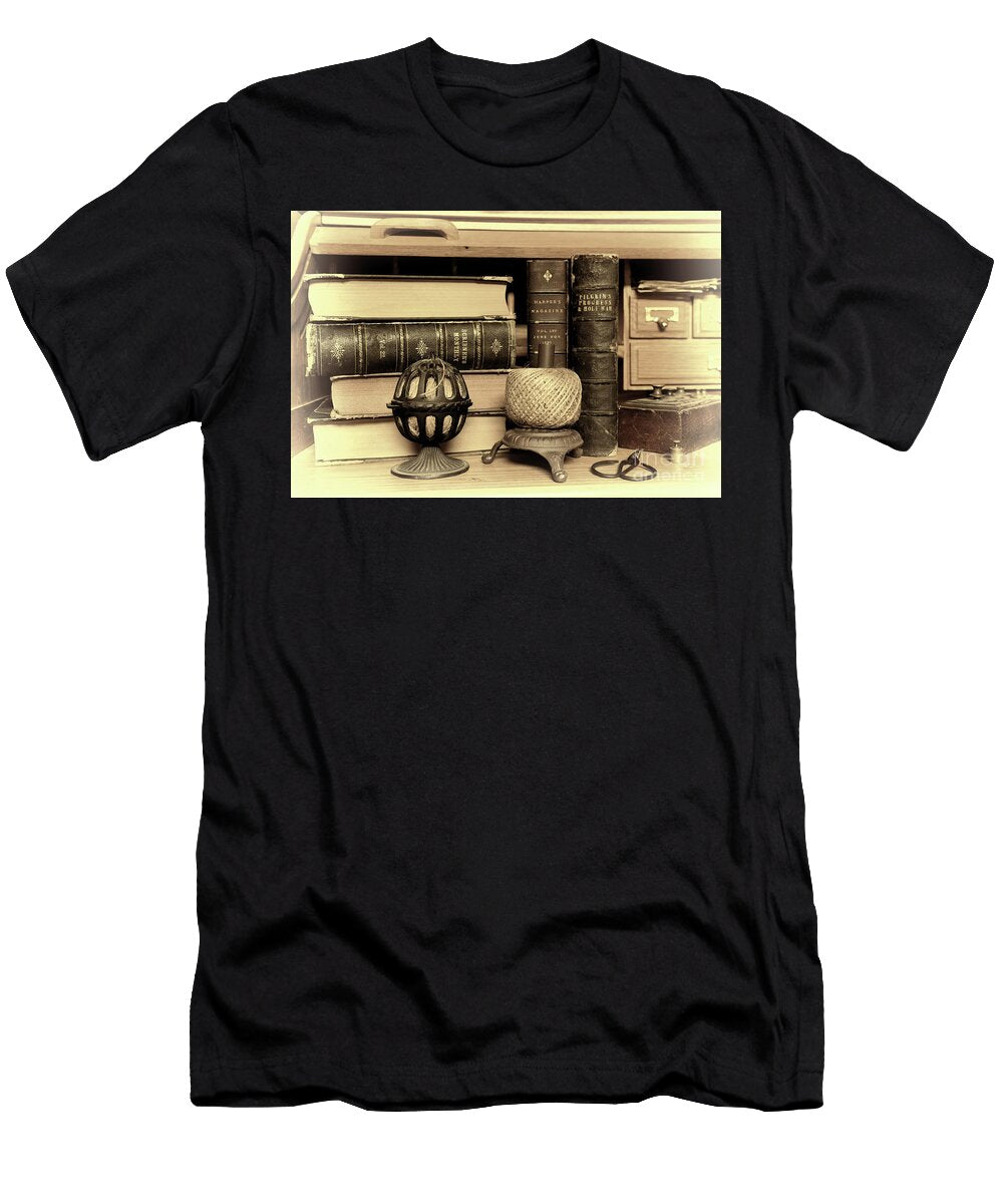 Vintage Books and More Artistic Paul Ward T-Shirt