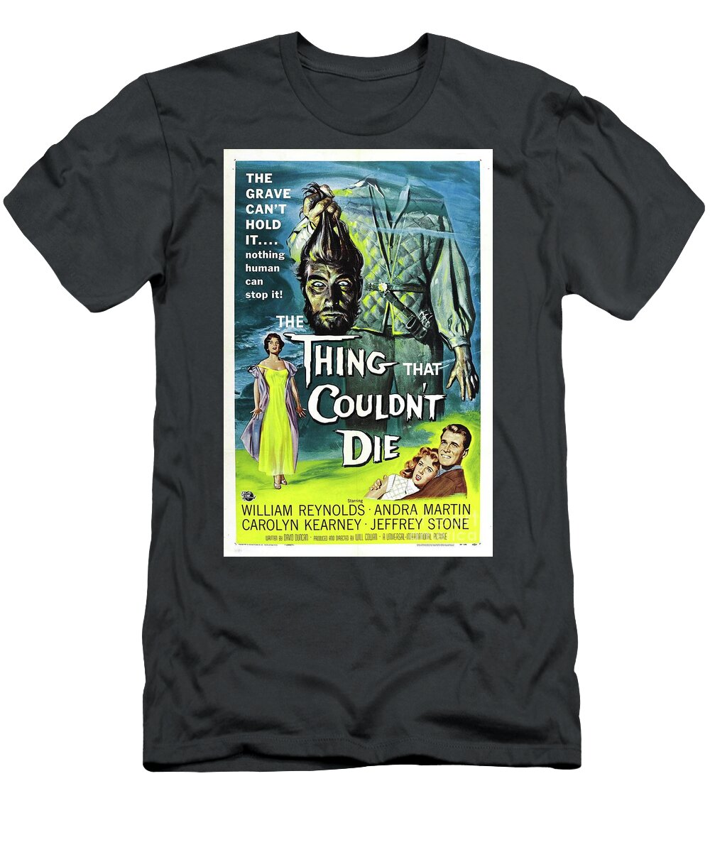 Vintage Classic Movie Posters the Thing That Coudnt Die Esoterica Art Agency T-Shirt