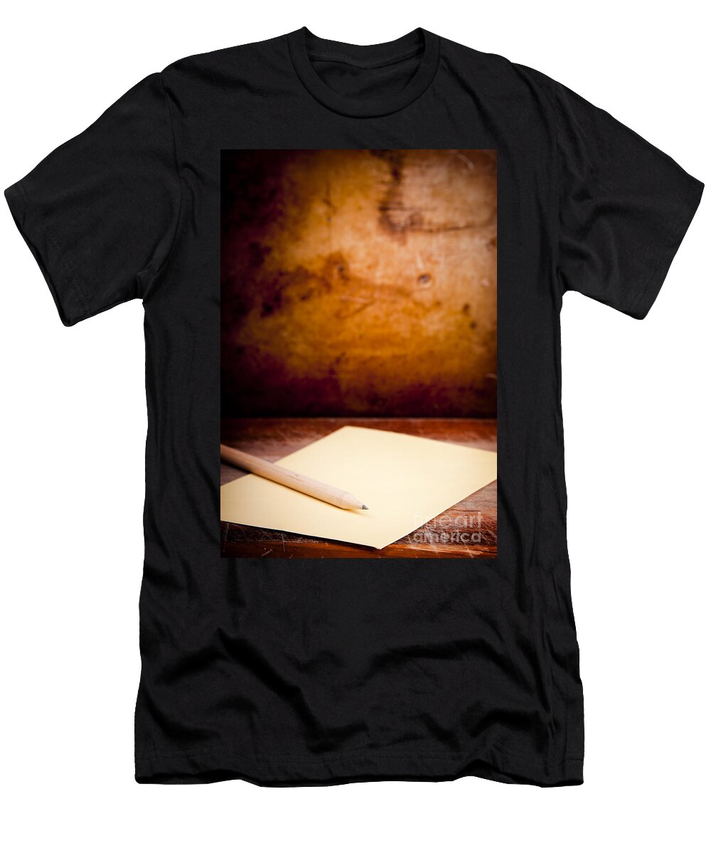 Vintage Envelope Background Tim Hester T-Shirt