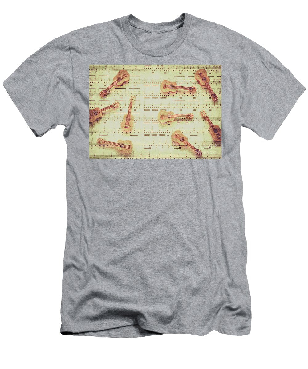 Vintage Guitar Music Jorgo Photography Wall Art Gallery T-Shirt
