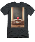 Vintage Suitcase with Old Book and Chalkboard Ethiriel Photography T-Shirt