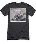Virginia Deer Swimming M5 Historic Illustrations T-Shirt