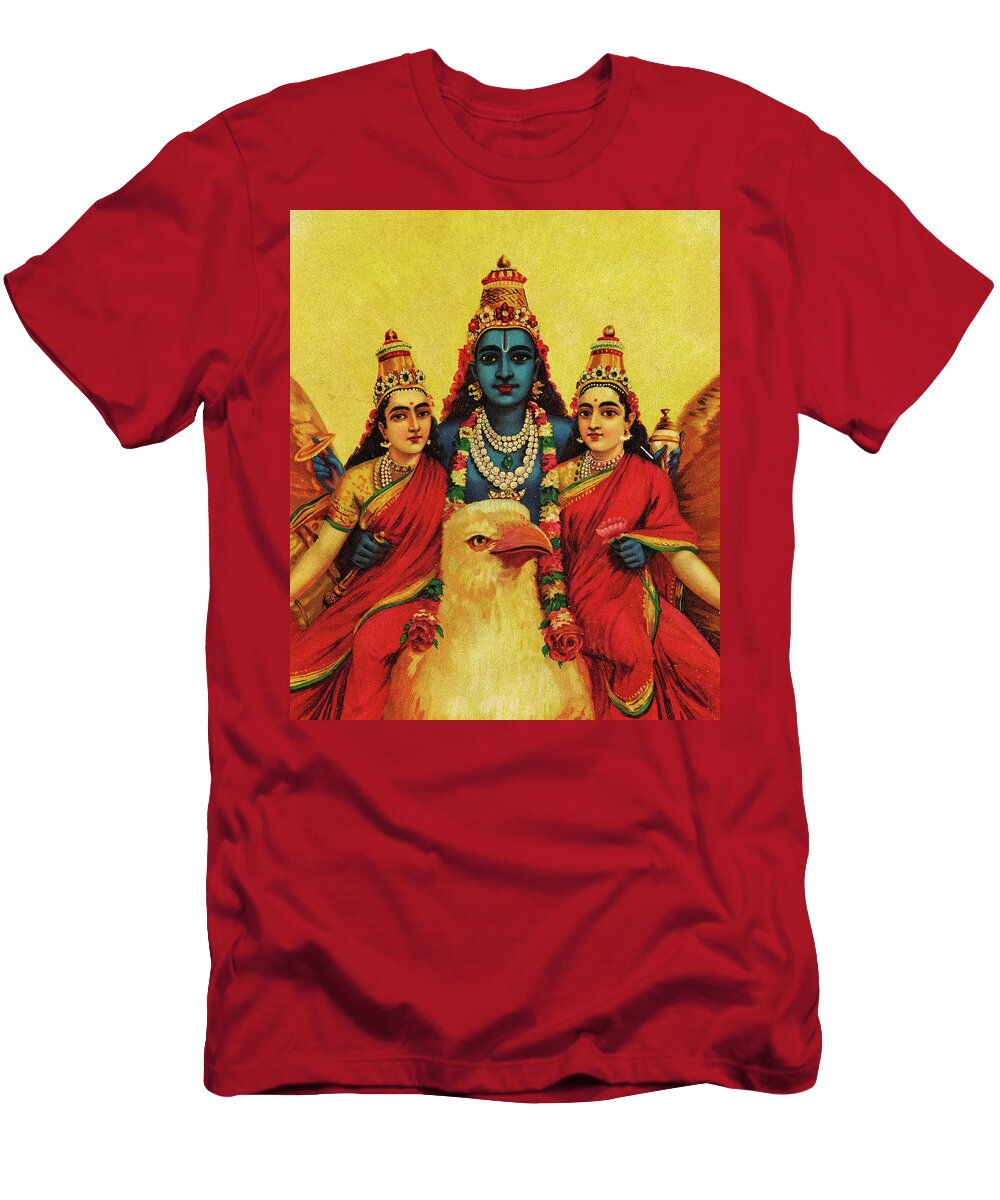 Vishnu Garuda Ravi Varma T-Shirt