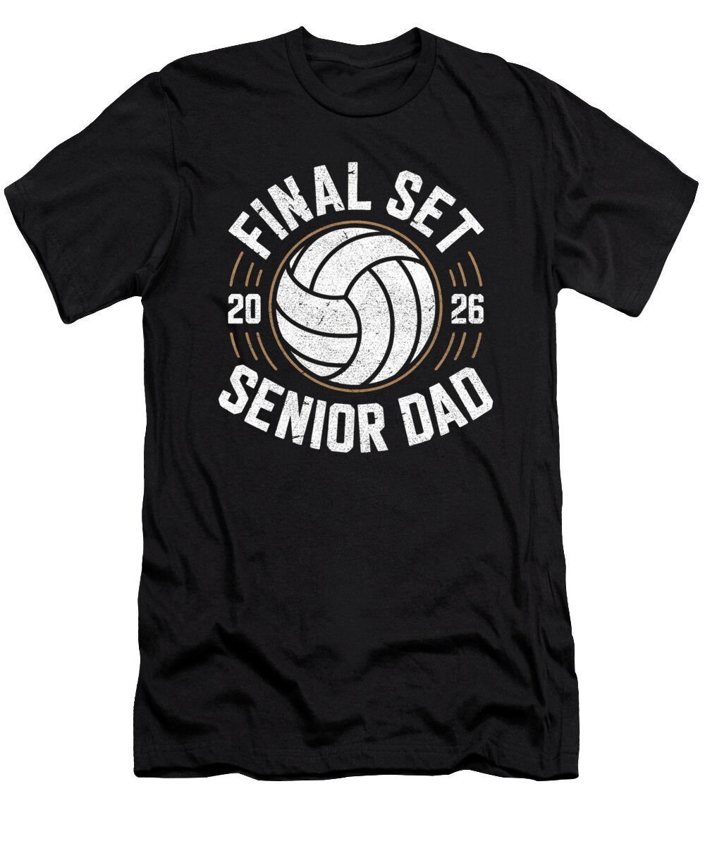 Volleyball Senior Dad 2026 Final Set Vintage Coami Tacti T-Shirt