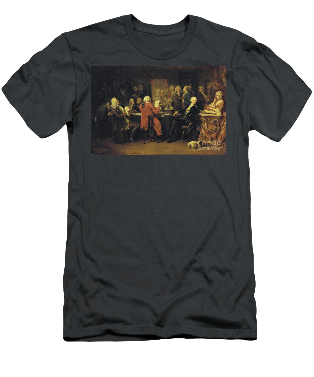 Voltaire At the Reading Room At Procope Claude Jacquand T-Shirt