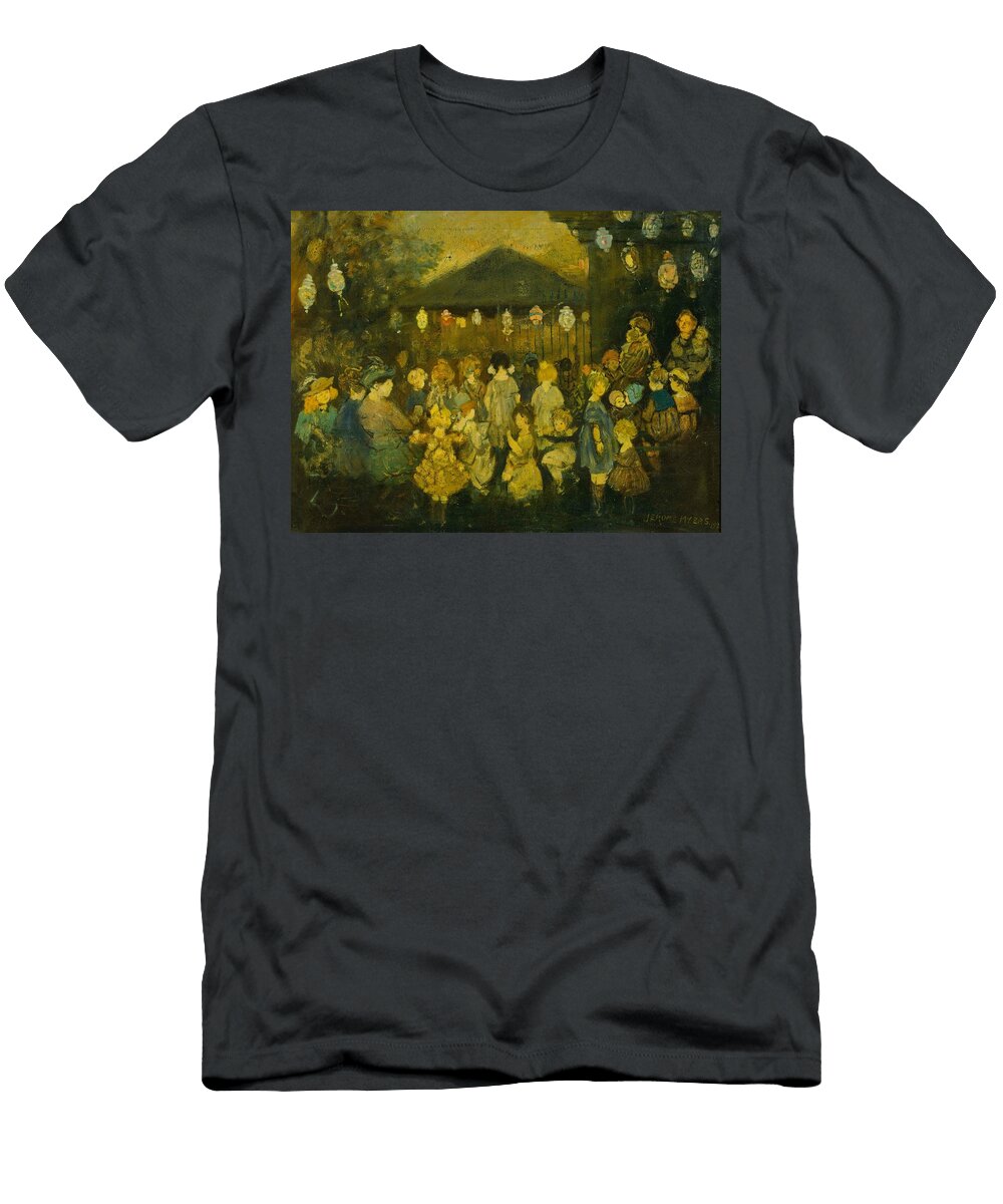 Waiting for the Concert Art Jerome Myers American T-Shirt