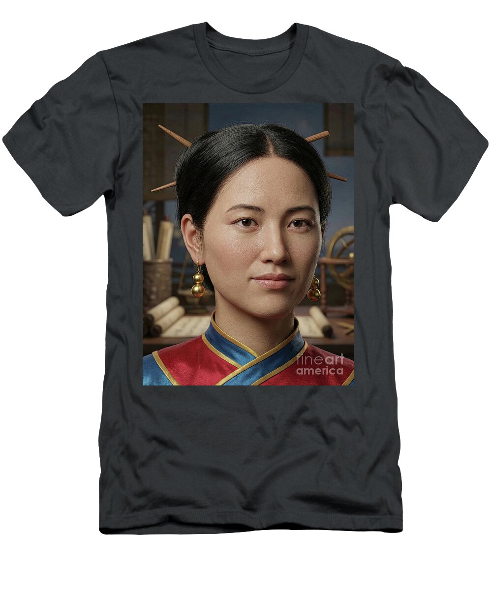 Wang Zhenyi the Female Astronomer Qing Dynasty Scientist and M Gianpiero Lauretta T-Shirt